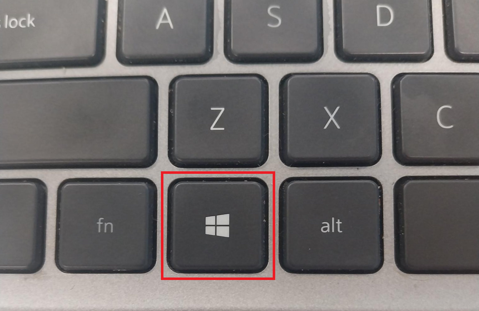 Windows key on keyboard